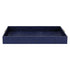 Navy Croc Leather Tray Geo Gold